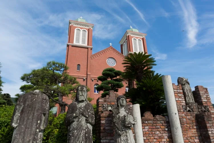 나가사키에 위치한 일본 가톨릭 성지 전경