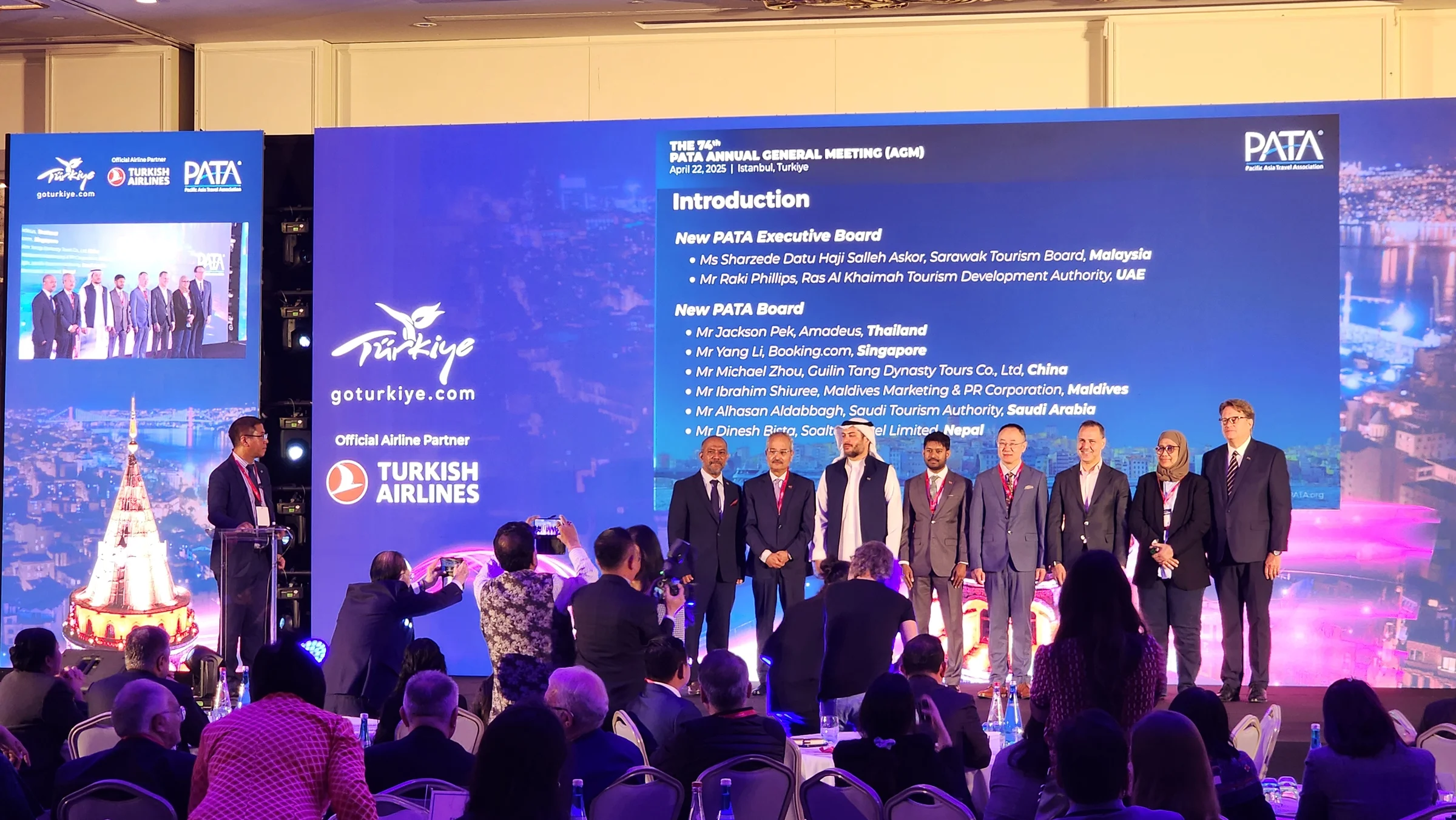 2026 PATA 연차총회 유치에 성공한 경상북도 관계자들