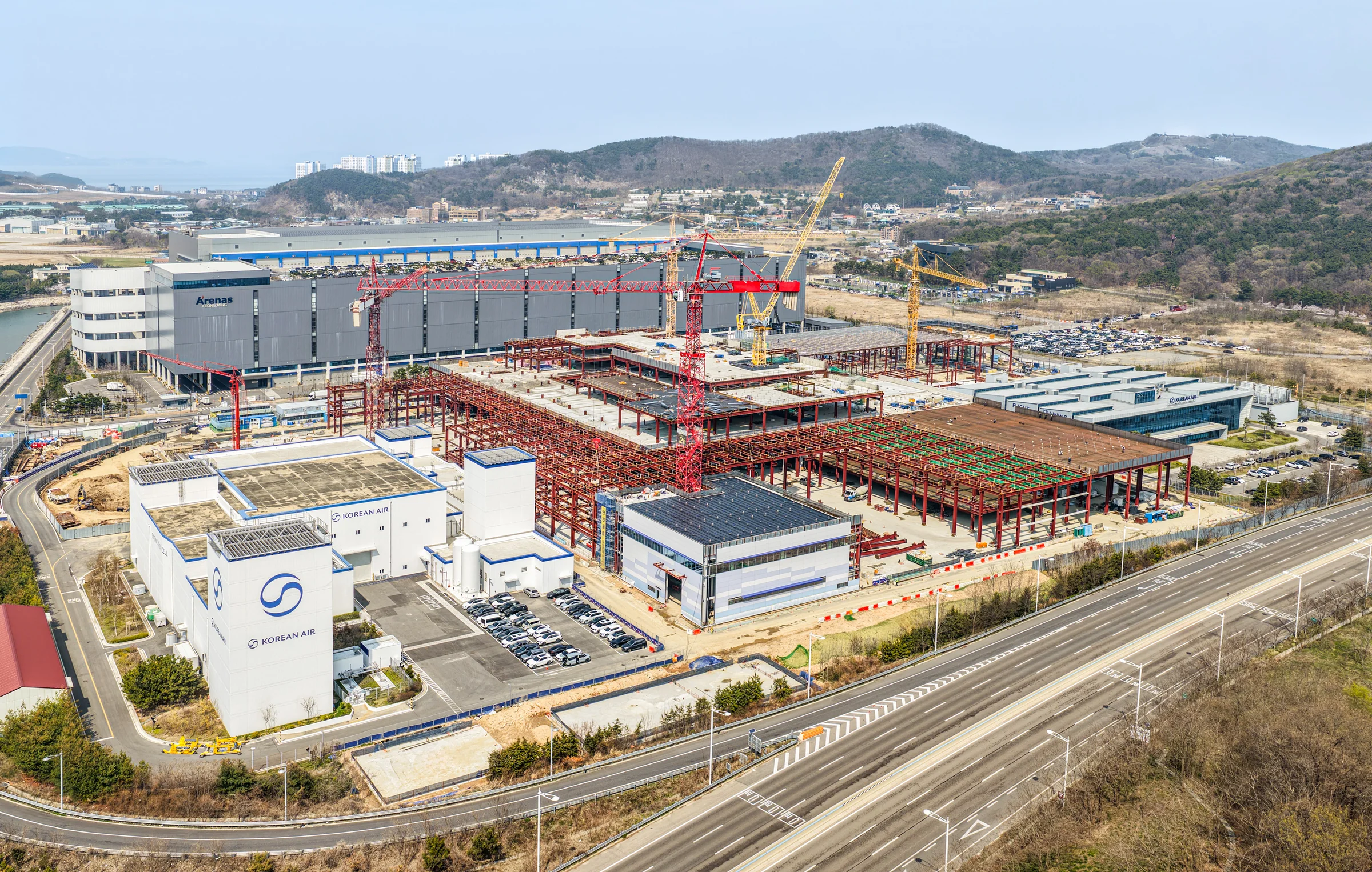 대한항공 영종도 신규 엔진 정비 공장 증축 현장