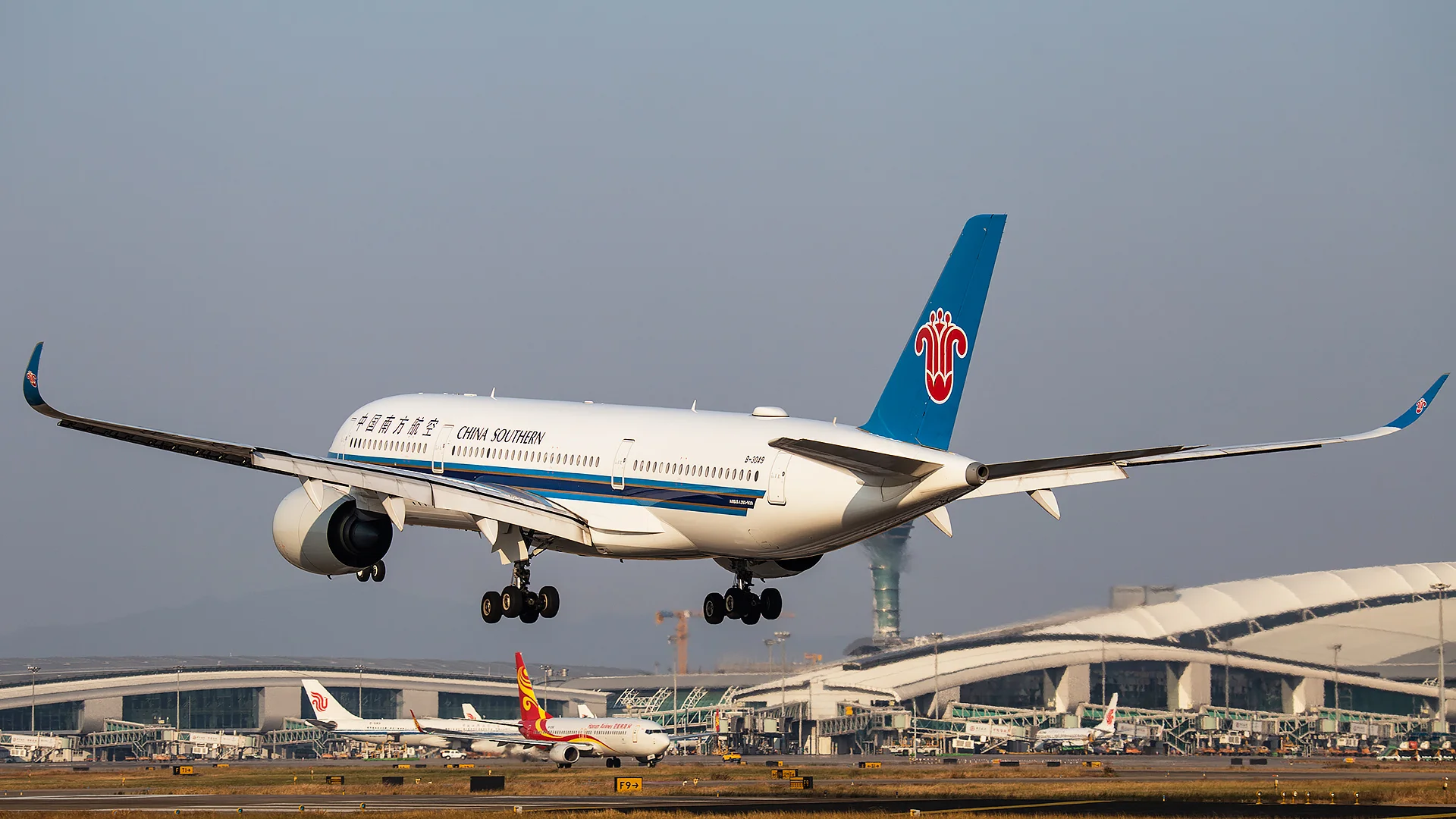 중국남방항공 인천-북경 노선 A330-300 대형 항공기