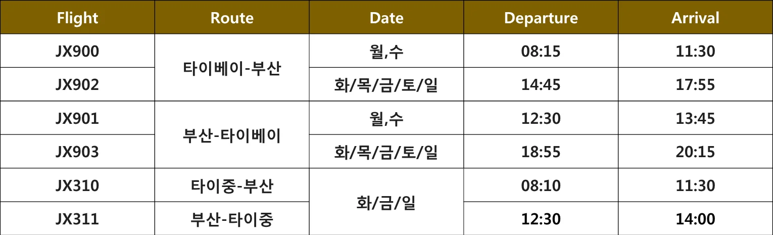 김해국제공항 활주로에 대기 중인 스타럭스 항공기