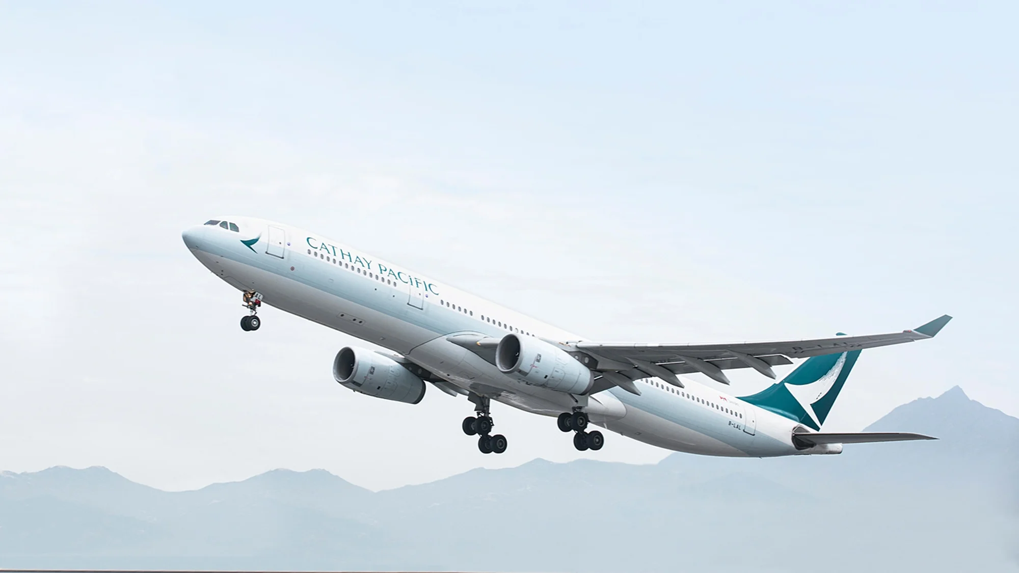 캐세이퍼시픽항공 항공기 운항 모습