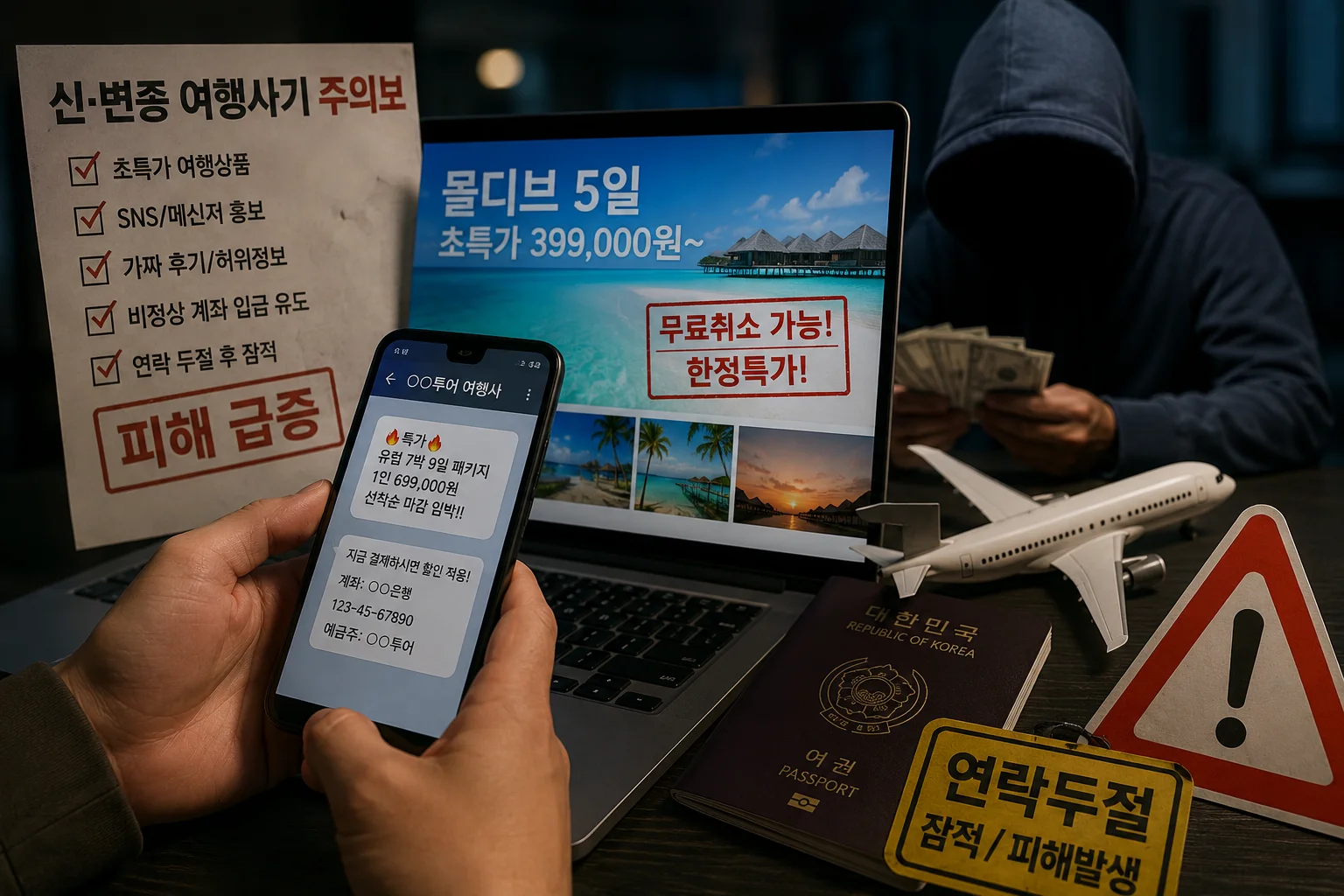 온라인 신종 여행사기 예방 및 소비자 주의