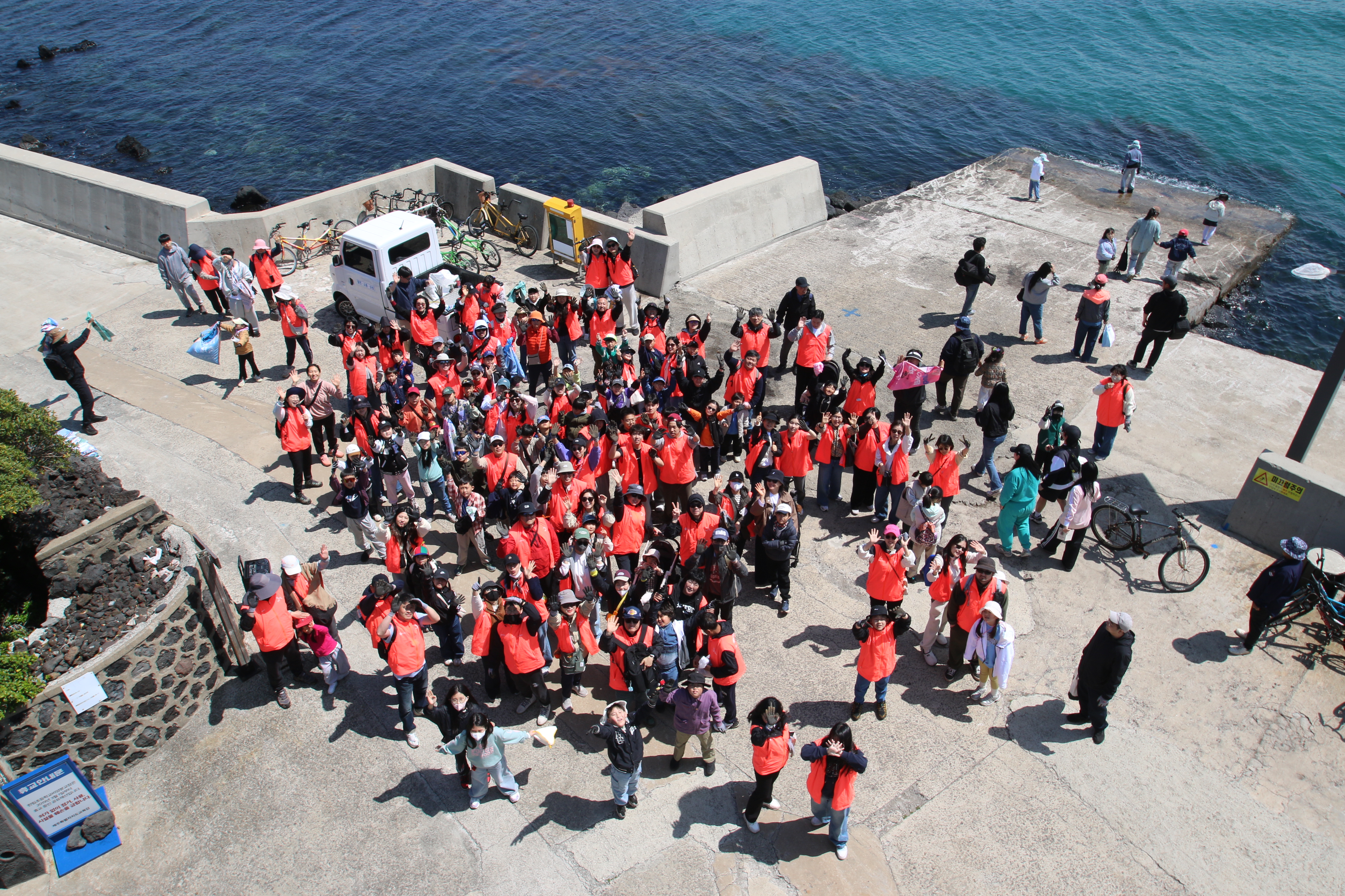 비양도 올리브섬 조성 프로젝트 참가자들(2)