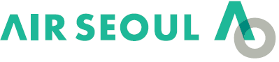 민트색이 돋보이는 에어서울 공식 로고