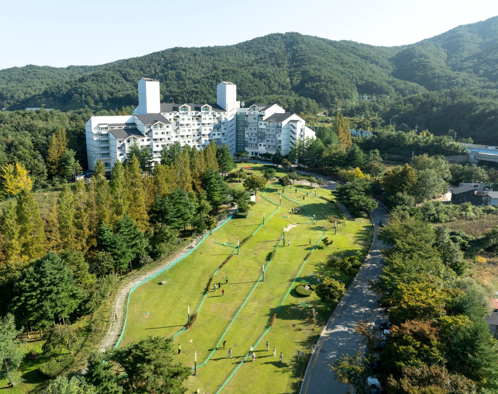 금호설악리조트 파크골프장 전경