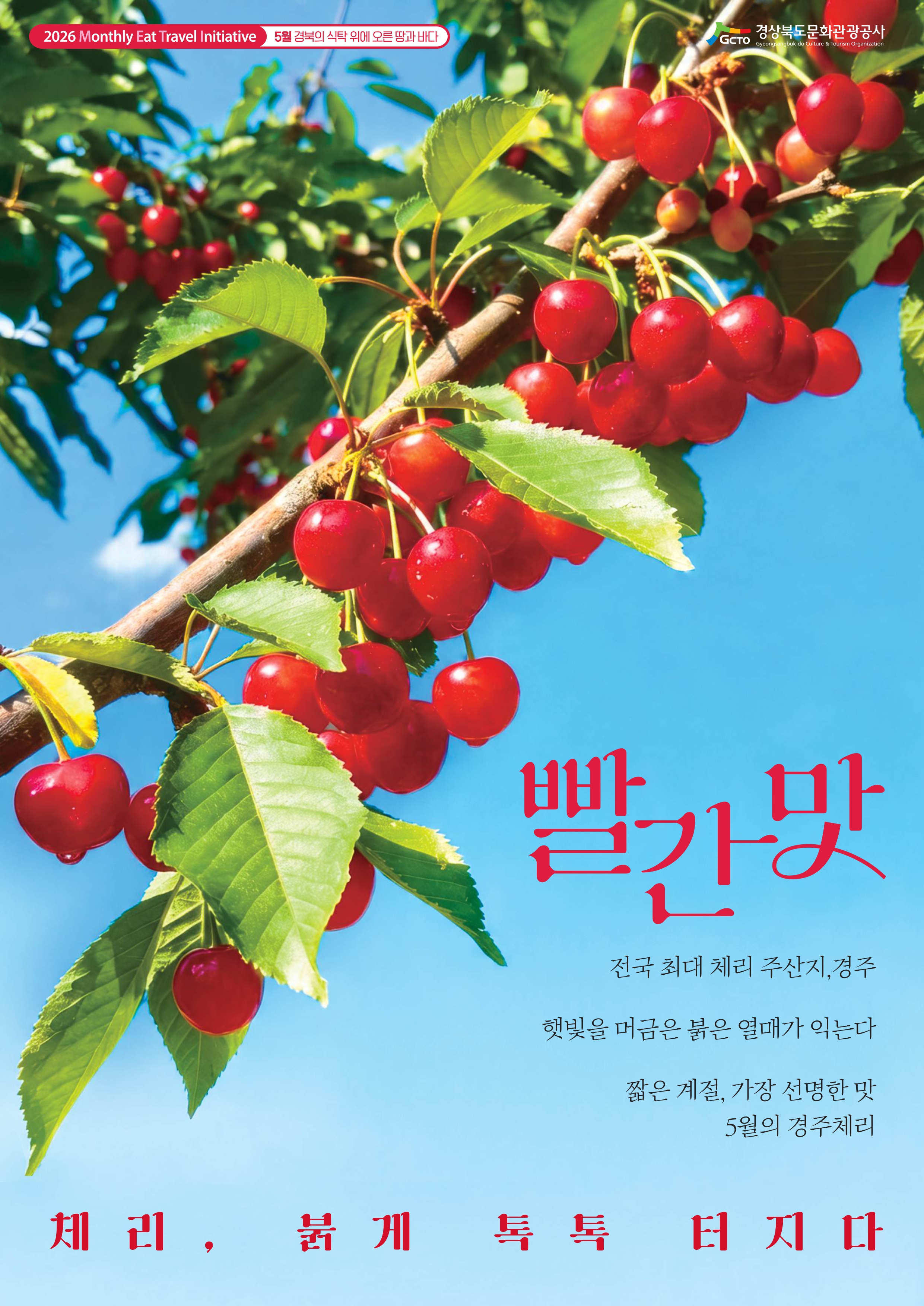 경북문화관광공사가 공개한 5월 미식 콘텐츠 METI 포스터